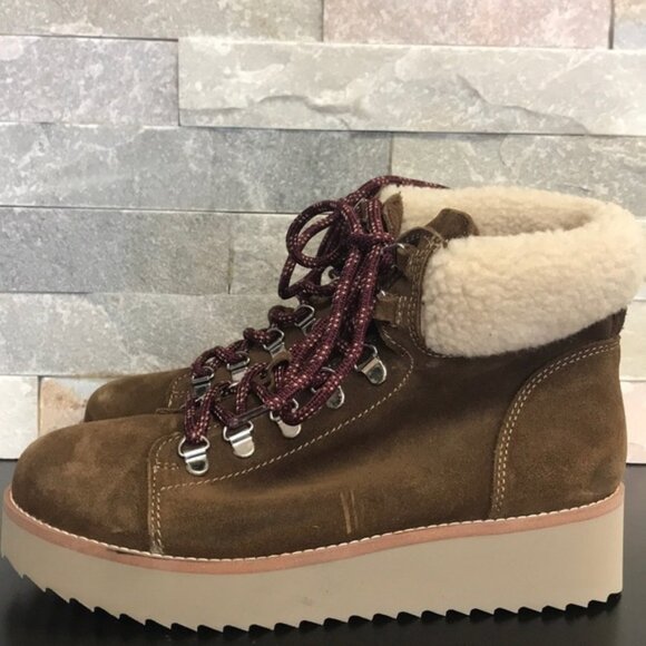 SAM EDELMAN Franc Hiking Faux Shearing Boot - Picture 3 of 10